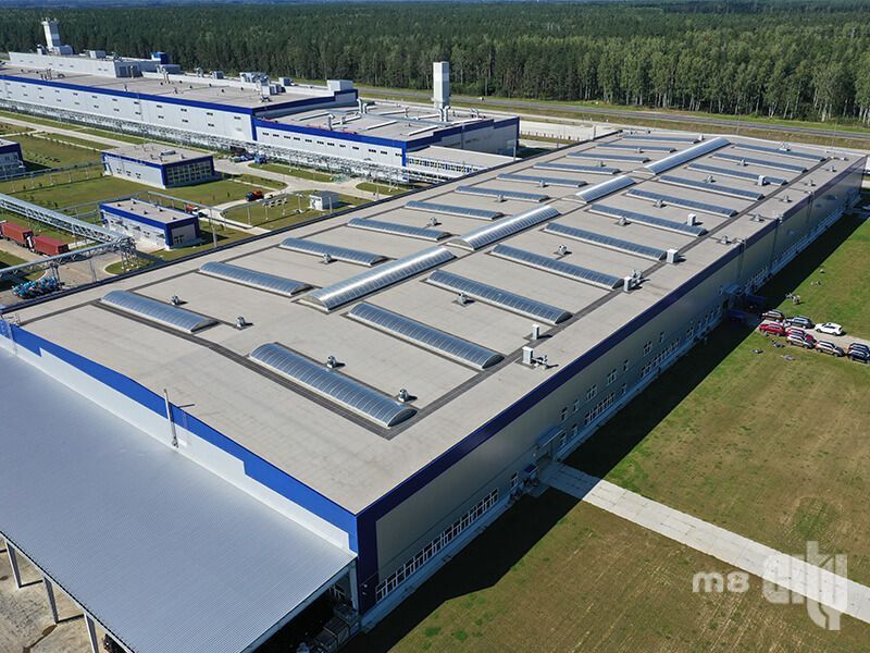 Завод по производству автомобилей «БЕЛДЖИ», вид сверху
